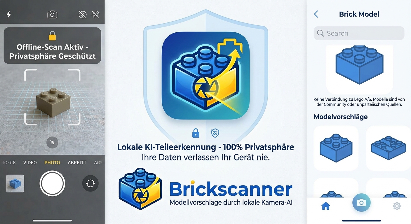 Brickscanner App Vorschau
